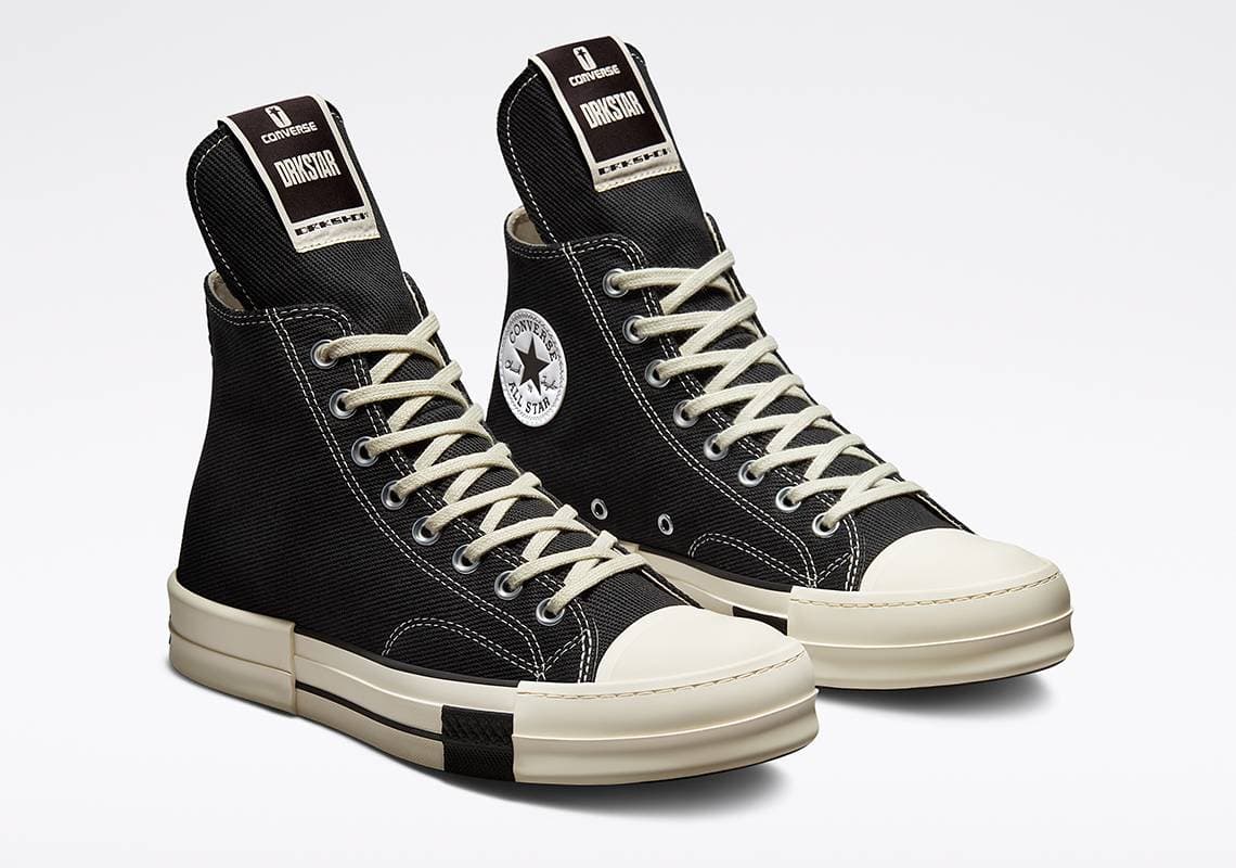 rick owens x Converse Chuck 70 Low DRKSTAR release photo