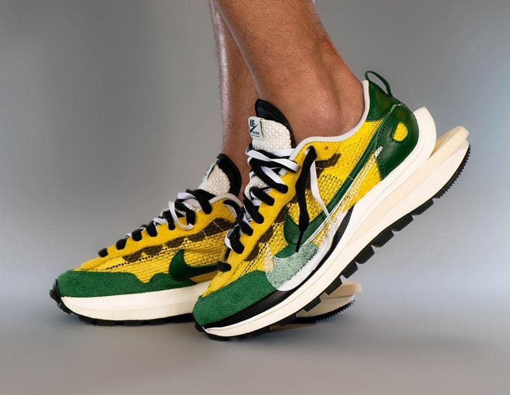 Sacai x Nike VaporWaffle “Tour Yellow” release photo 12
