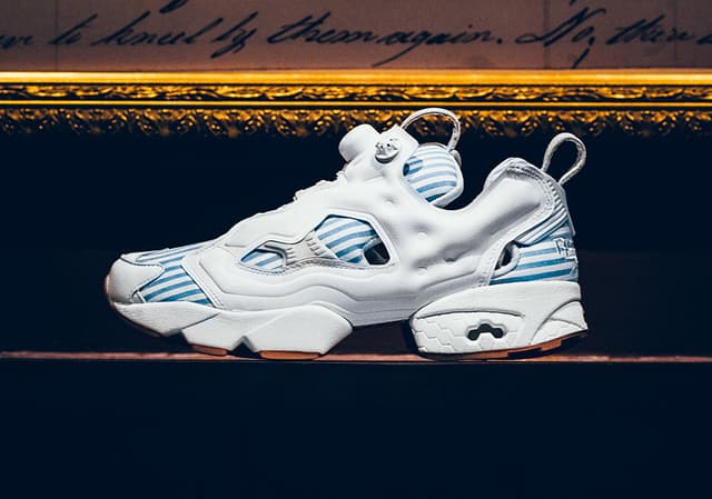 Sneaker Politics x Reebok Insta Pump Fury “Seersucker Thursday” release photo