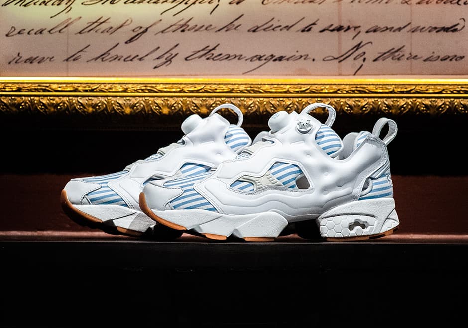 Sneaker Politics x Reebok Insta Pump Fury “Seersucker Thursday” release photo 2