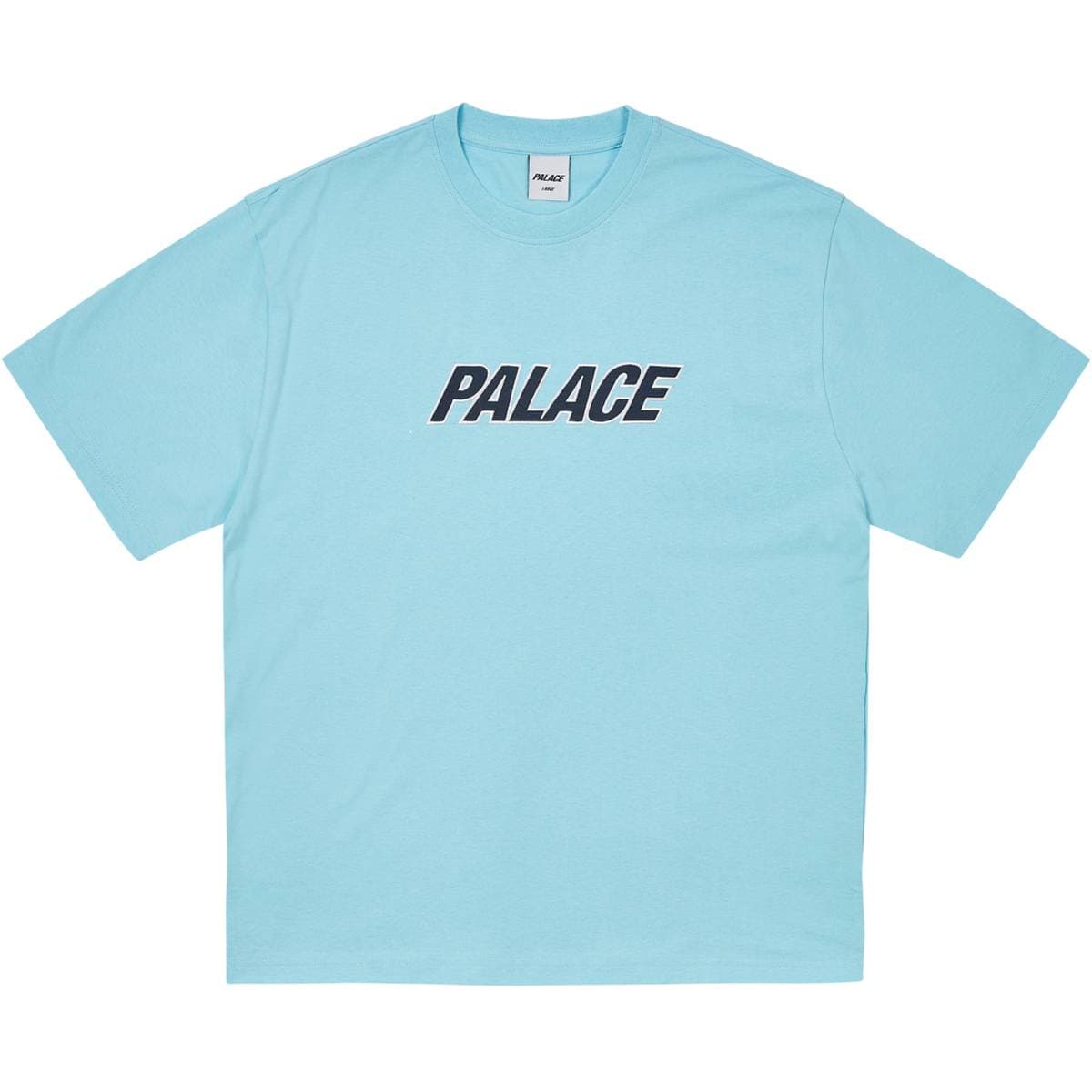 Heavy Font T-shirt Skyline Blue release photo 1