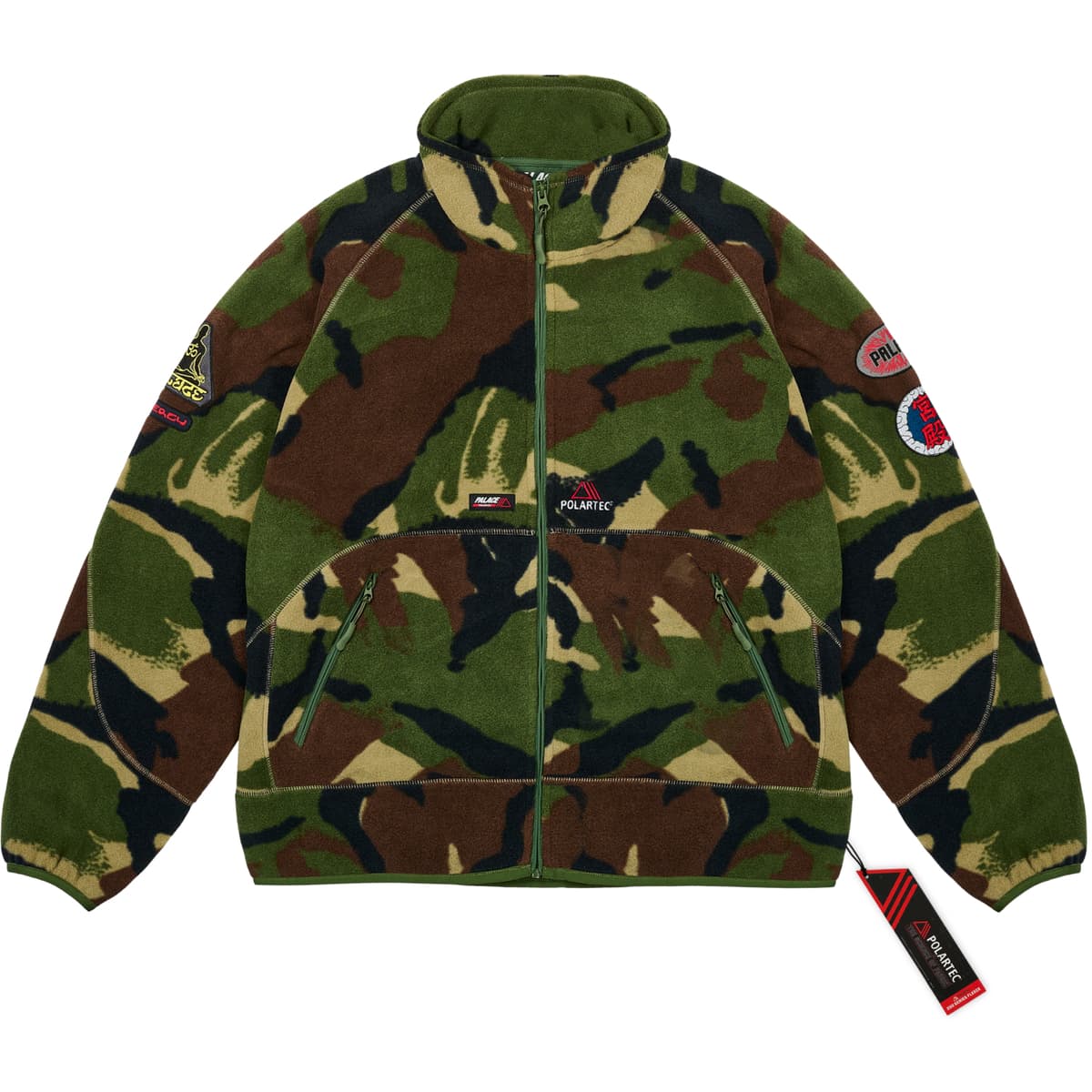 Polartec Full Zip Funnel Woodland Camo release photo 1