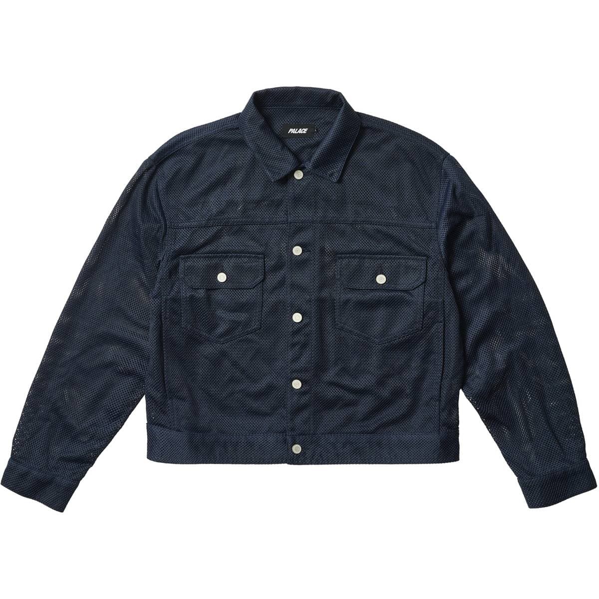 Mesh Trucker Jacket Navy release photo 1