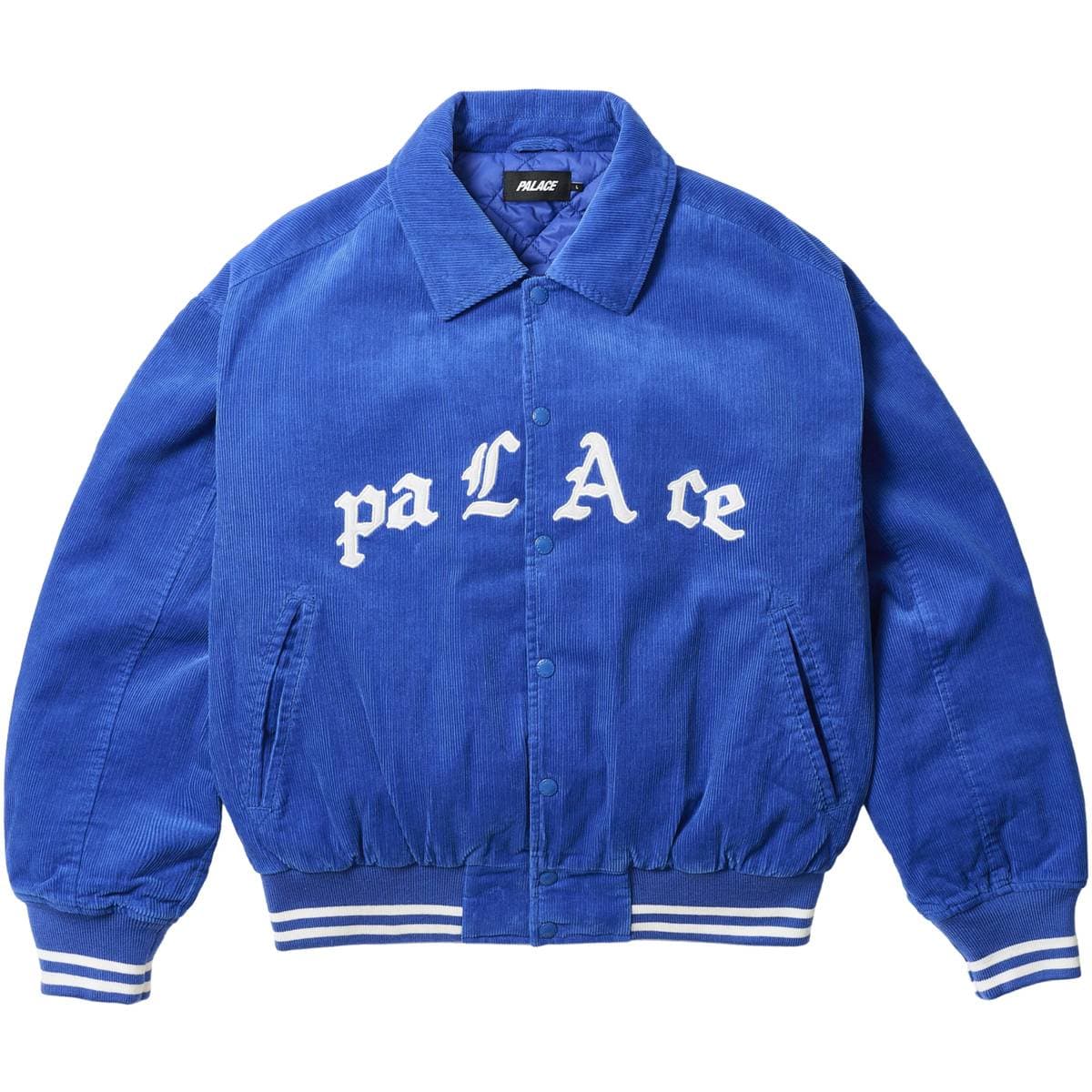 Palace Love Varsity Jacket Blue release photo 1