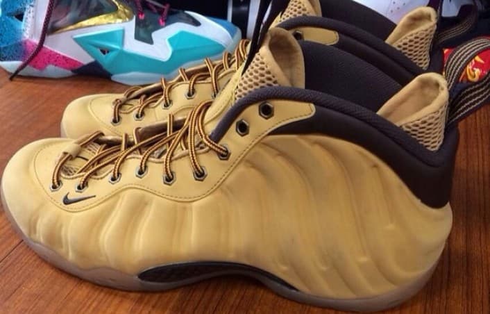 Nike Air Foamposite Pro "Wheat Suede" release photo 6