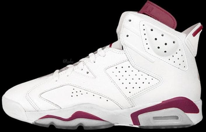 Air Jordan 6 Maroon release photo 1