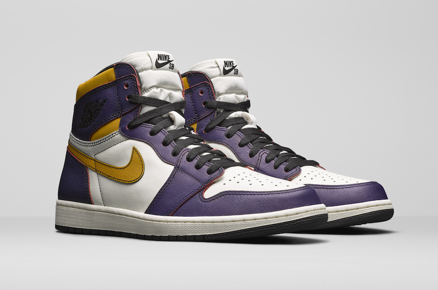 nike jordan viola e gialle