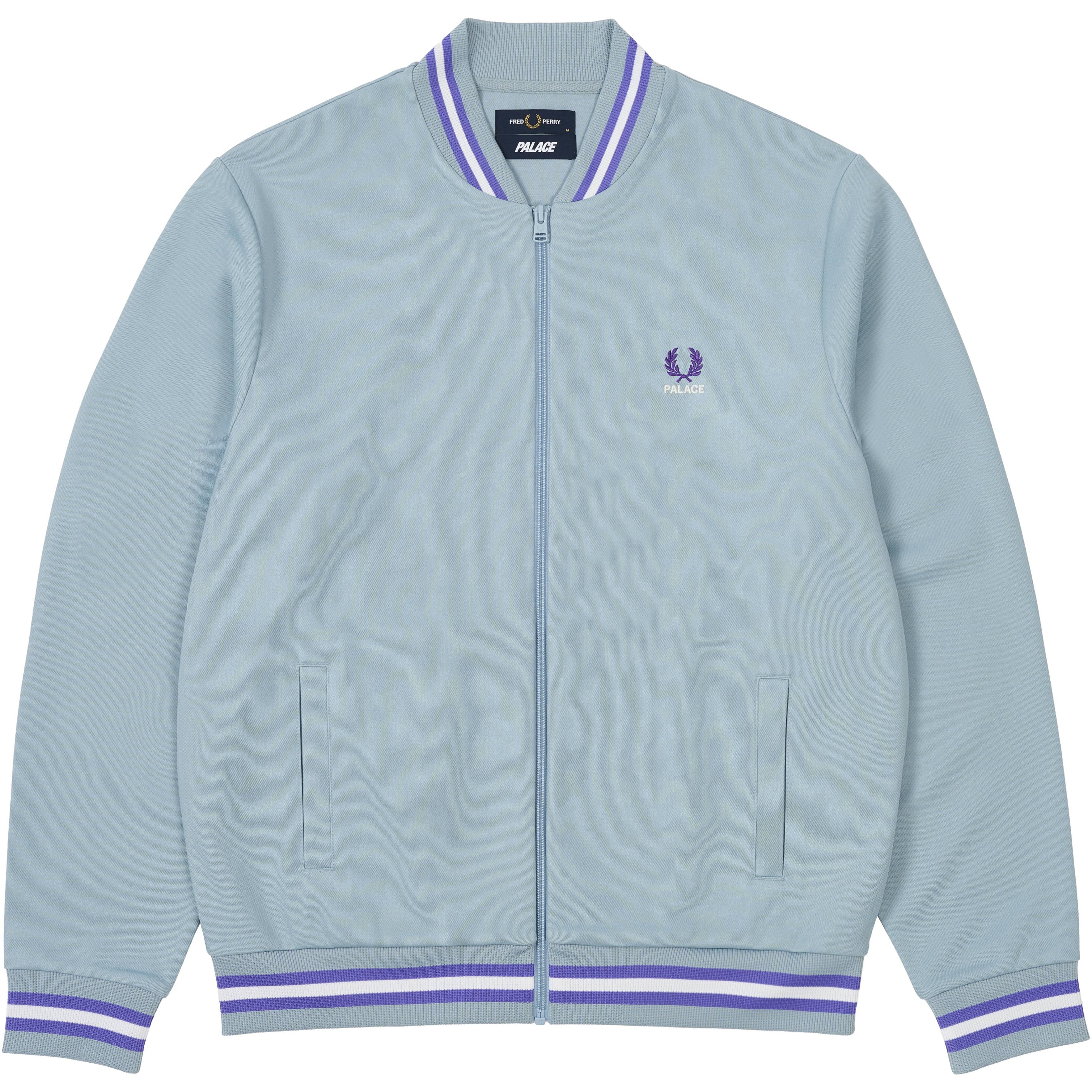 Palace Fred Perry Track Jacket Dusty Blue