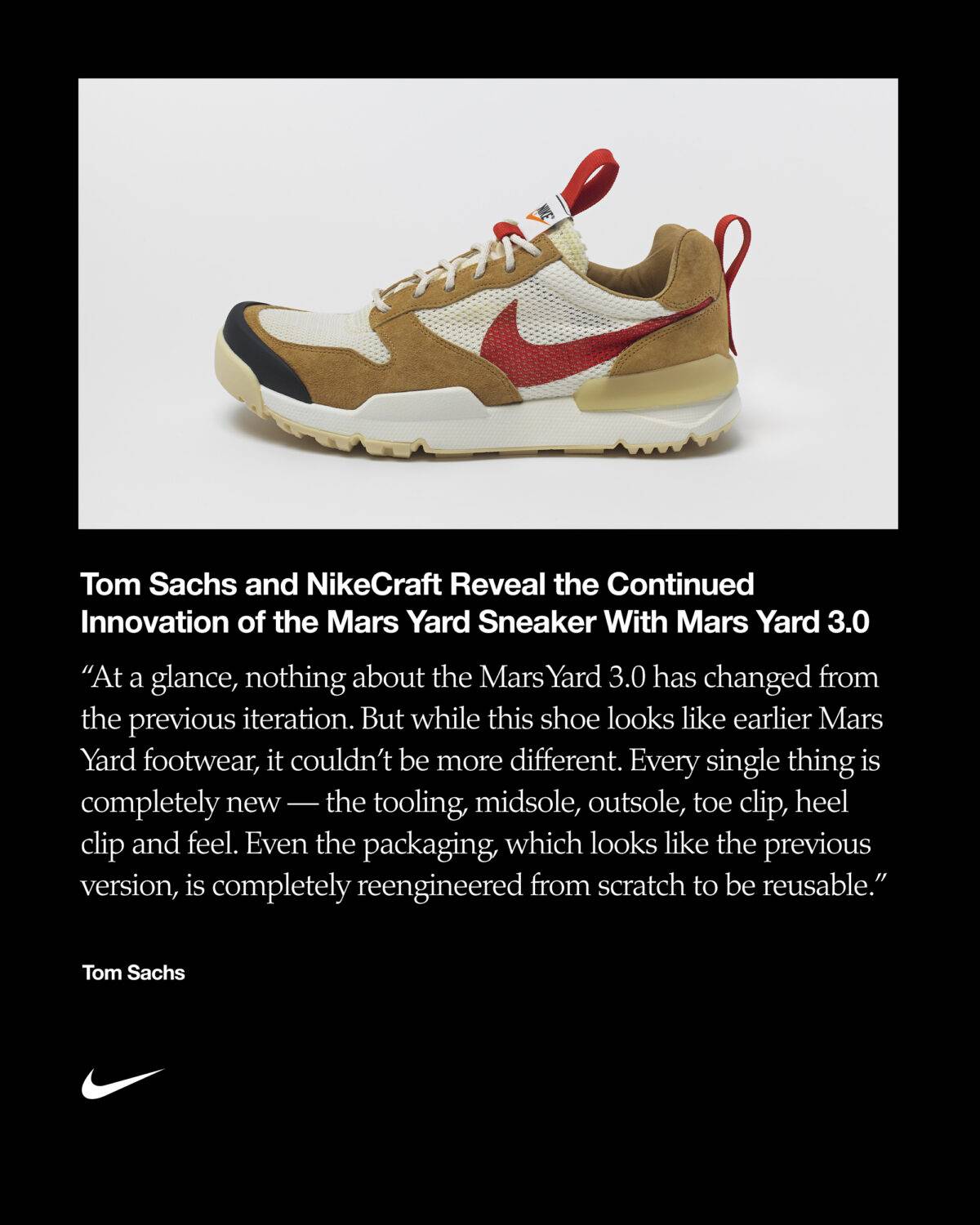 Tom Sachs x Nike Mars Yard 3.0