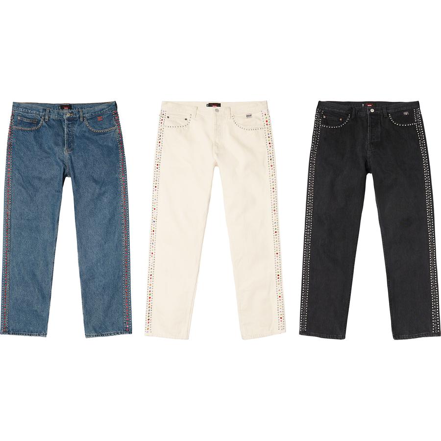 Supreme®/b.b.simon® Studded Regular Jean