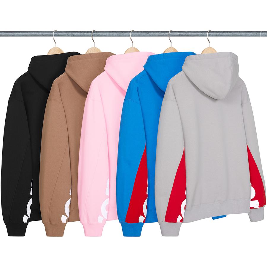 Cropped Panels Hooded Sweatshirt