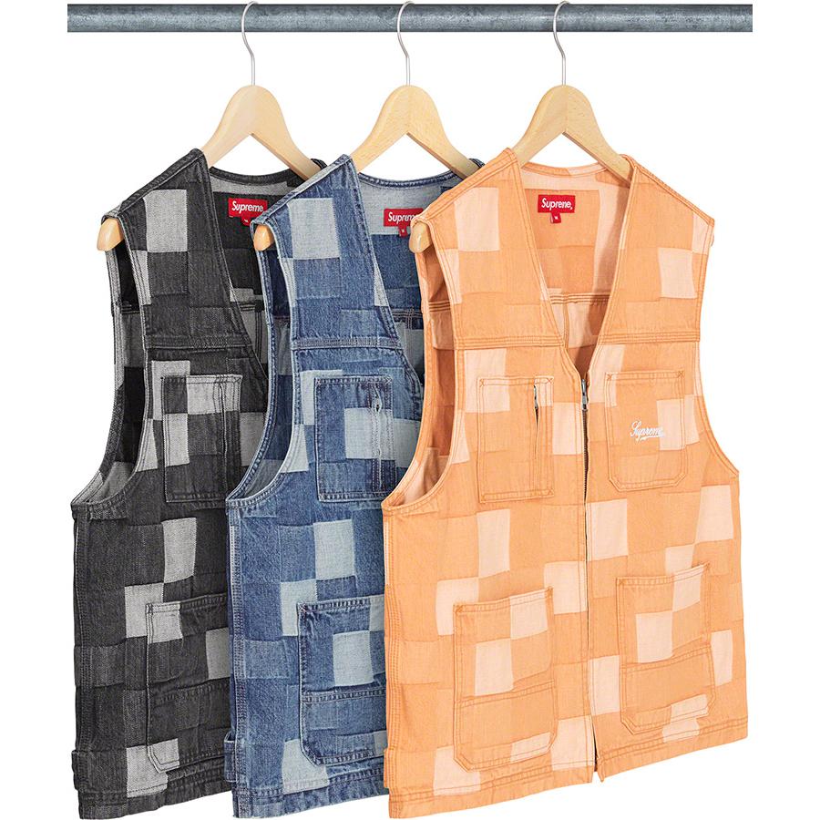 Supreme Patched Denim Vest
