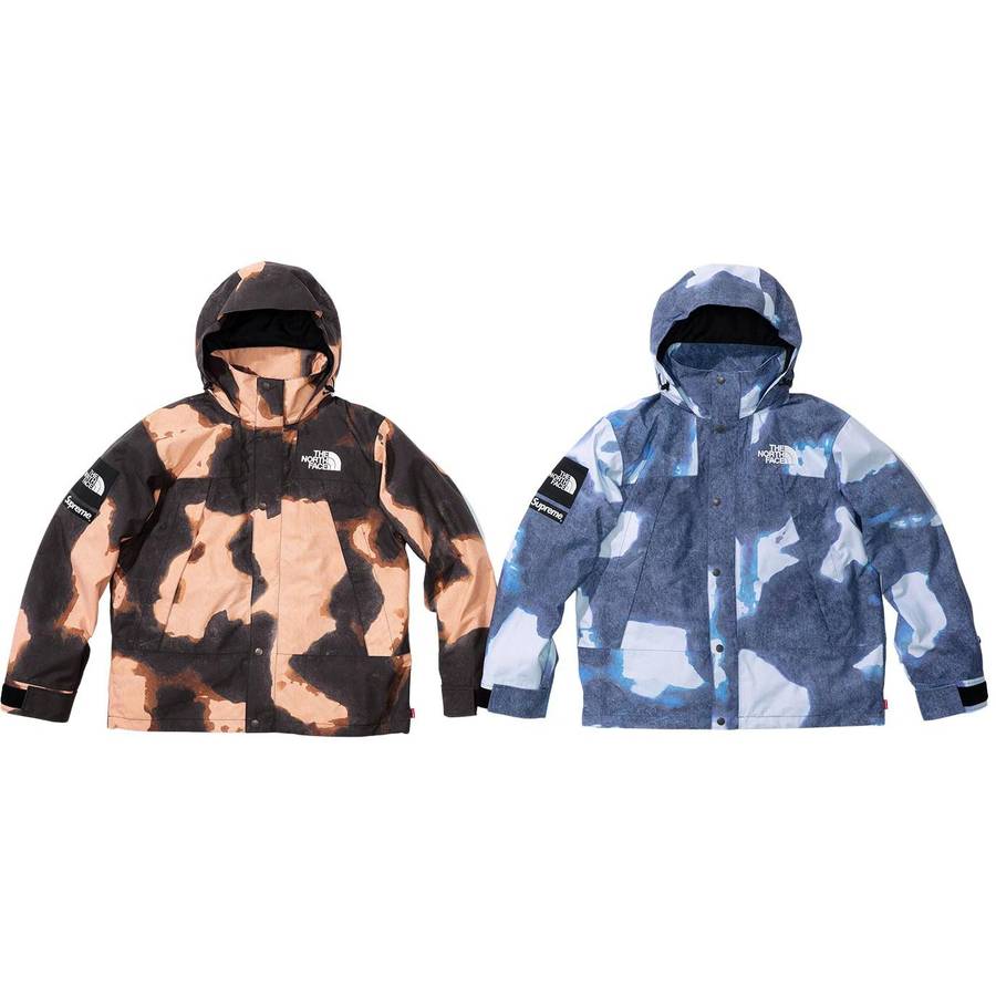 Supreme®/the North Face® Bleached Denim Print Mountain Jacket