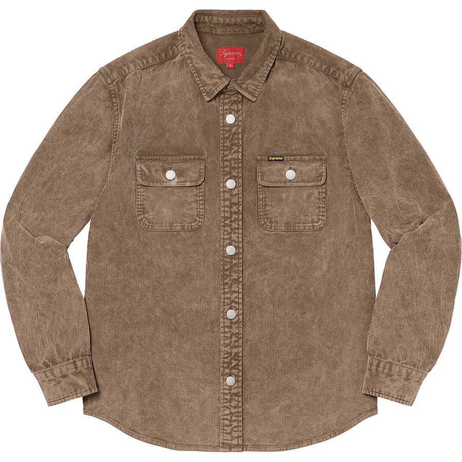 Supreme Washed Corduroy Shirt