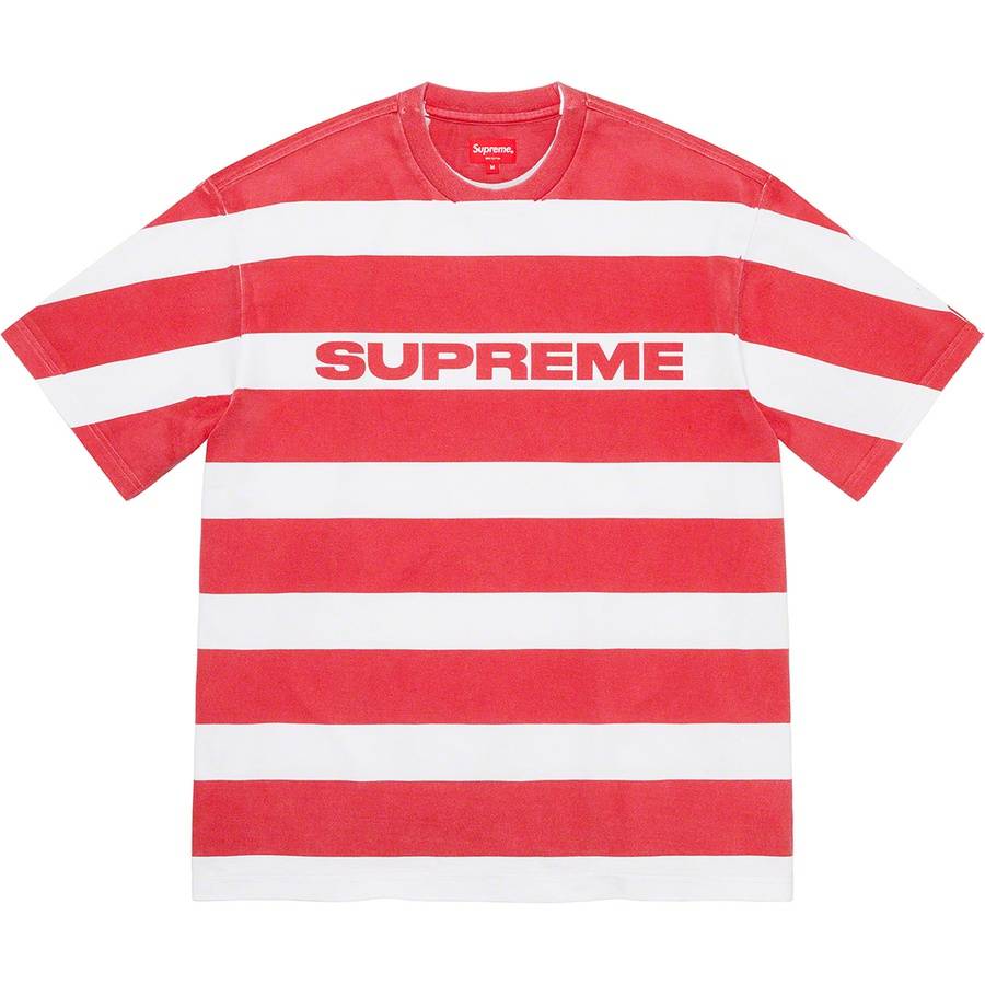 Supreme Printed Stripe S/S Top