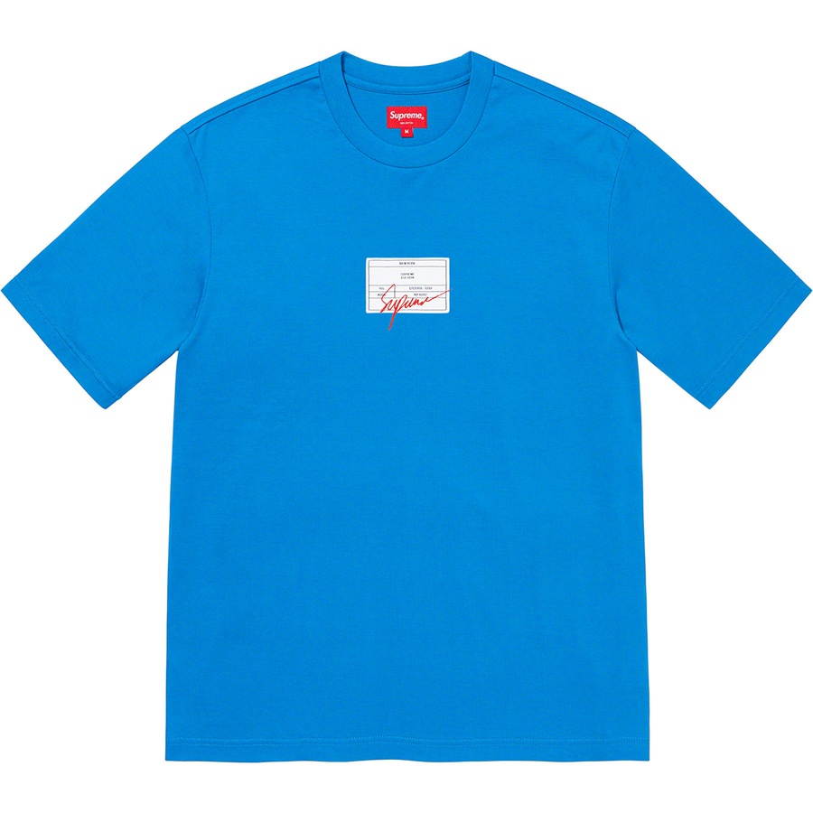 Supreme Signature Label S/S Top