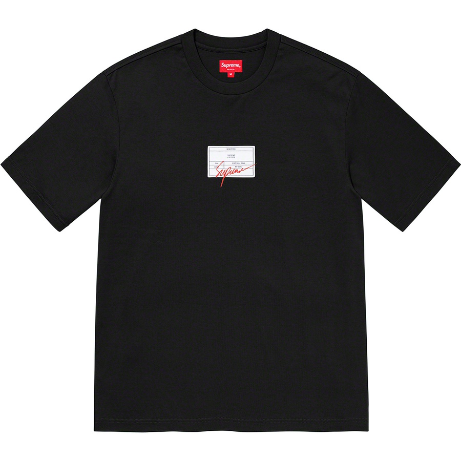 Supreme Signature Label S/S Top