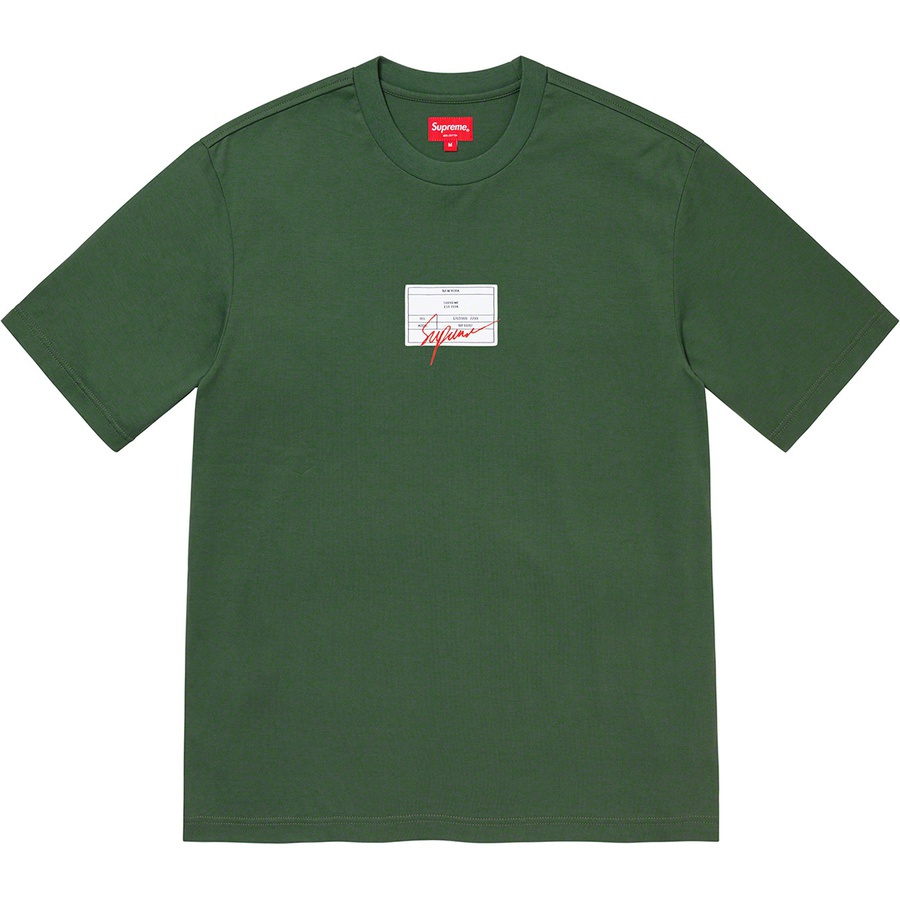 Supreme Signature Label S/S Top
