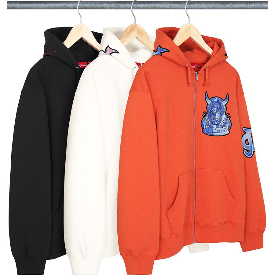 Demon Zip Up Hooded Sweatshirt