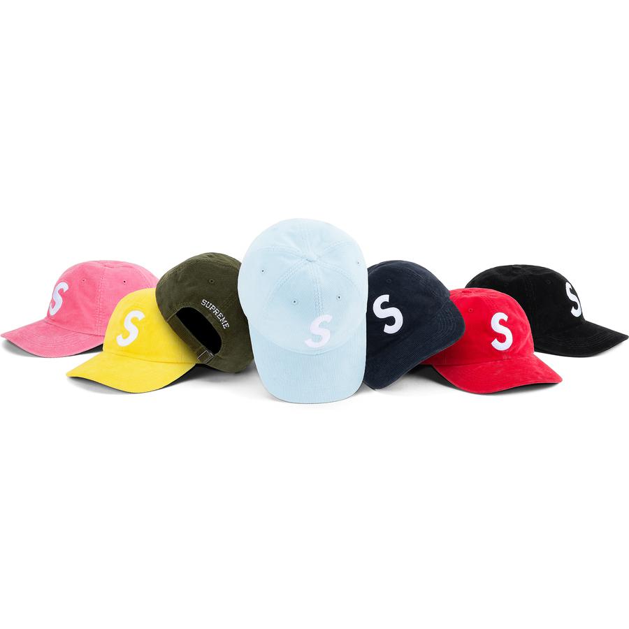 Supreme Fine Wale Corduroy S Logo 6-Panel