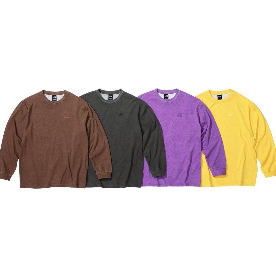 Supreme®/the North Face® Pigment Printed L/s Top