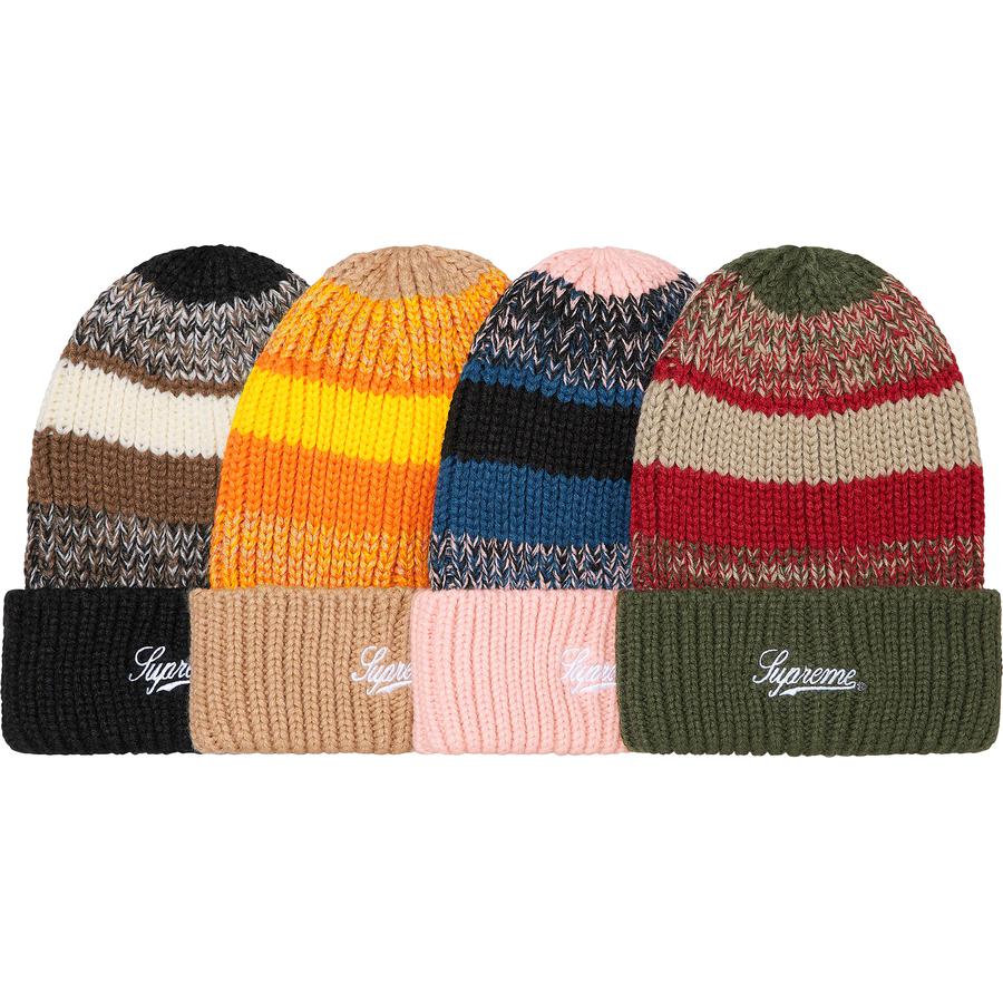 Mixed Stripe Beanie