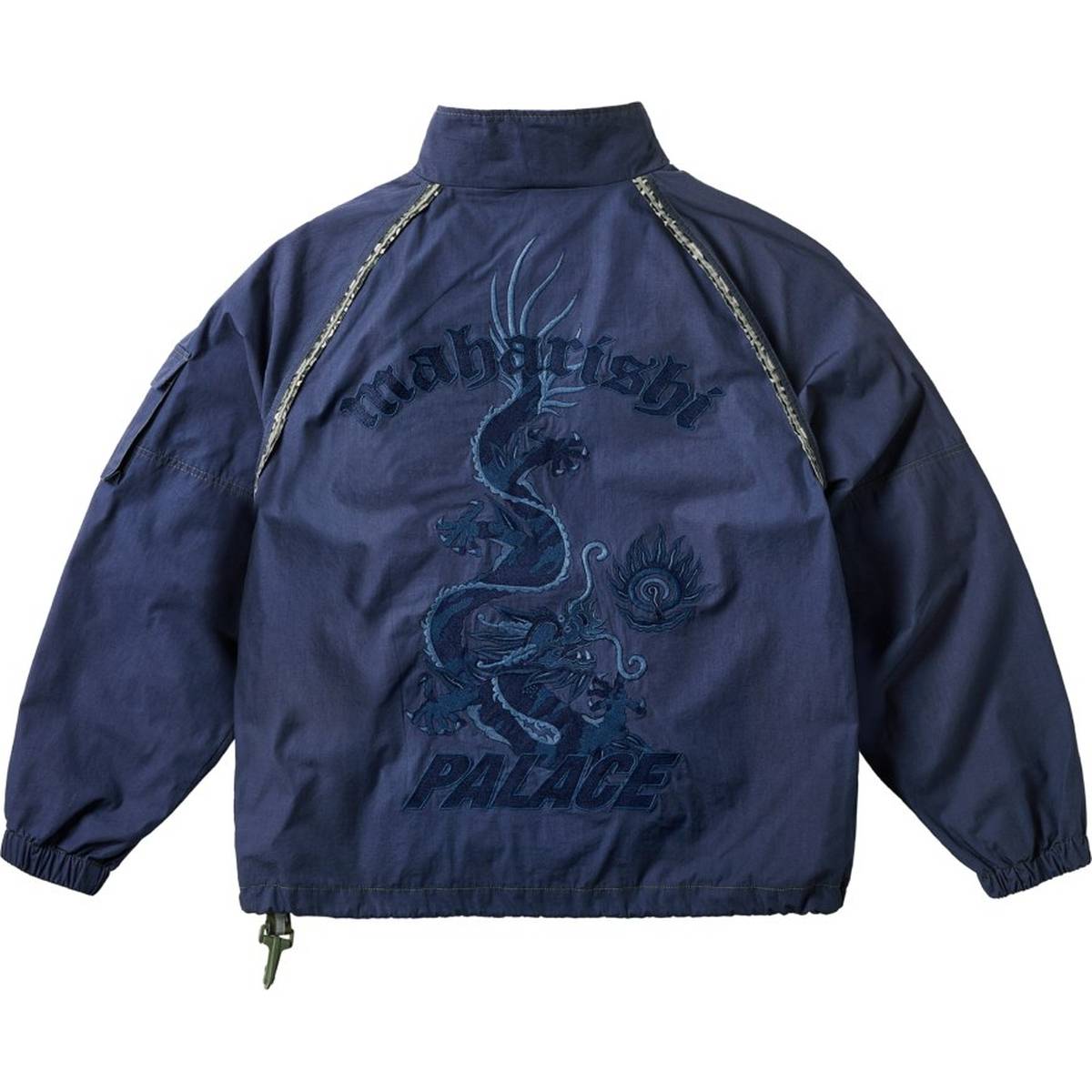 Palace Palace Maharishi Asymetric Track Jacket Blue