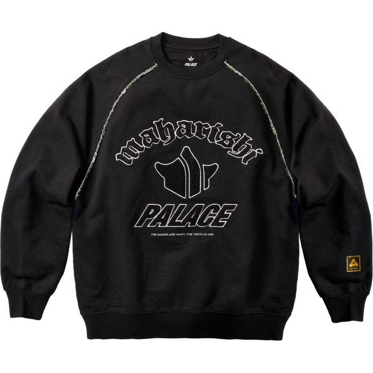 Palace Palace Maharishi Temple Script Crew Black
