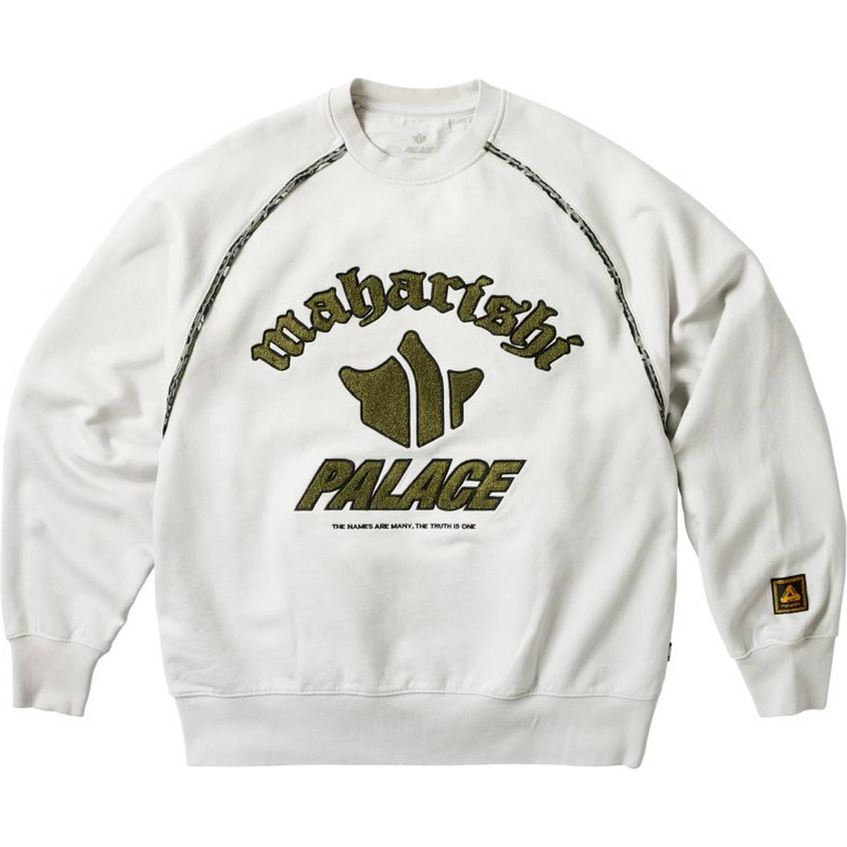Palace Palace Maharishi Temple Script Crew Stone White