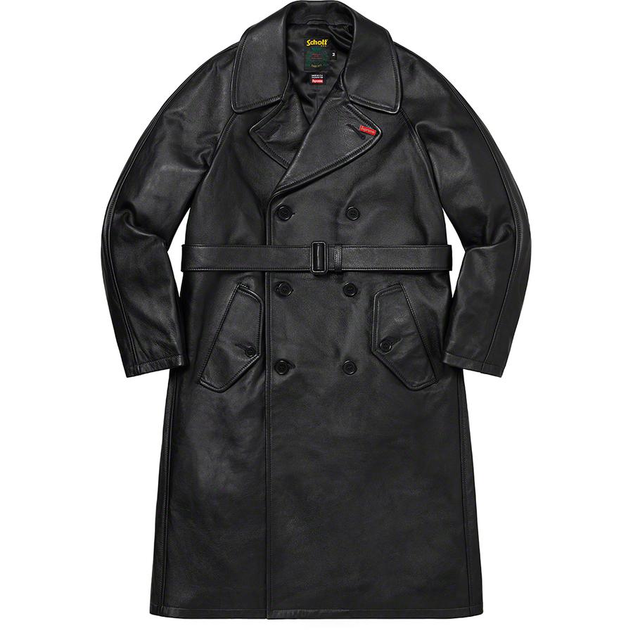 Supreme®/schott® Leather Trench Coat