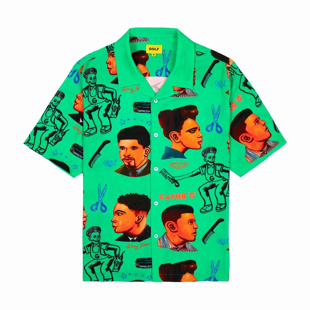 Barbershop Rayon Button Up
