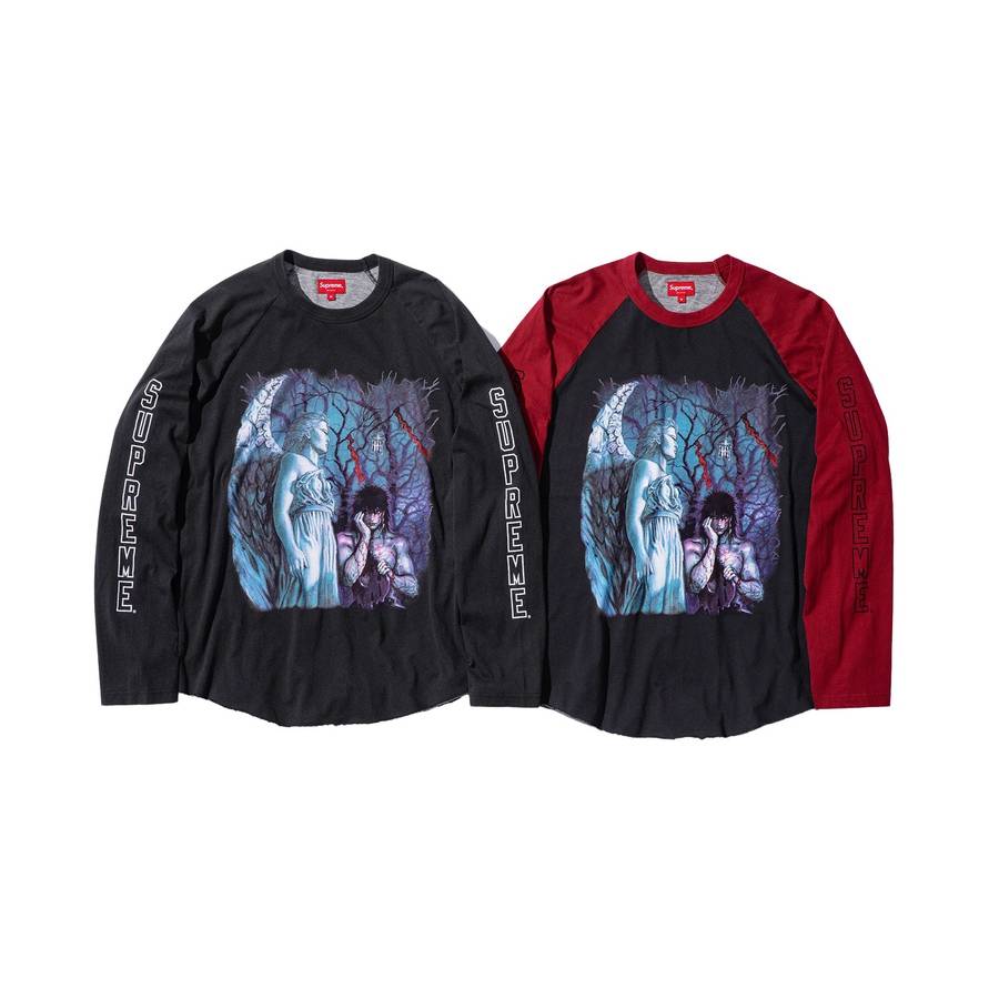Supreme/the Crow Raglan L/s Top