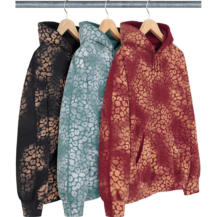 Bleached Leopard Hooded Sweatshirt