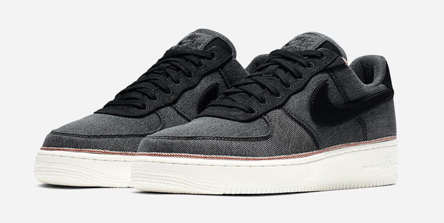 3×1 x Nike Air Force 1 Low “Black Denim”