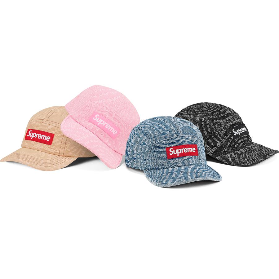 Circles Jacquard Denim Camp Cap