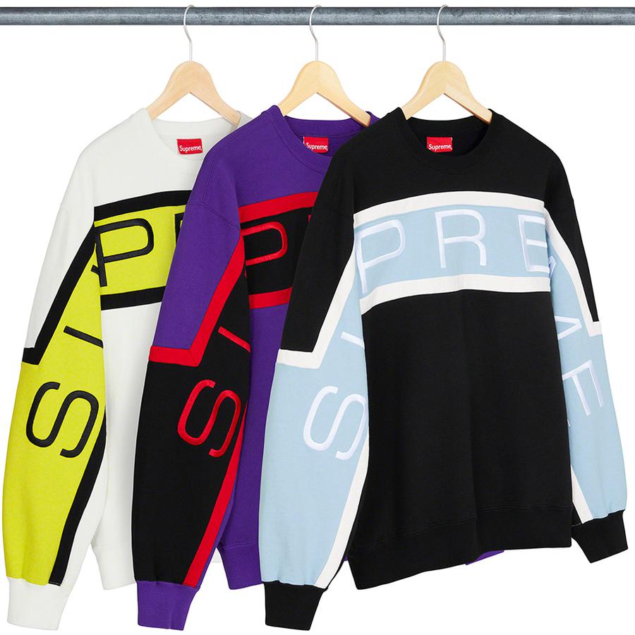 Supreme Paneled Crewneck