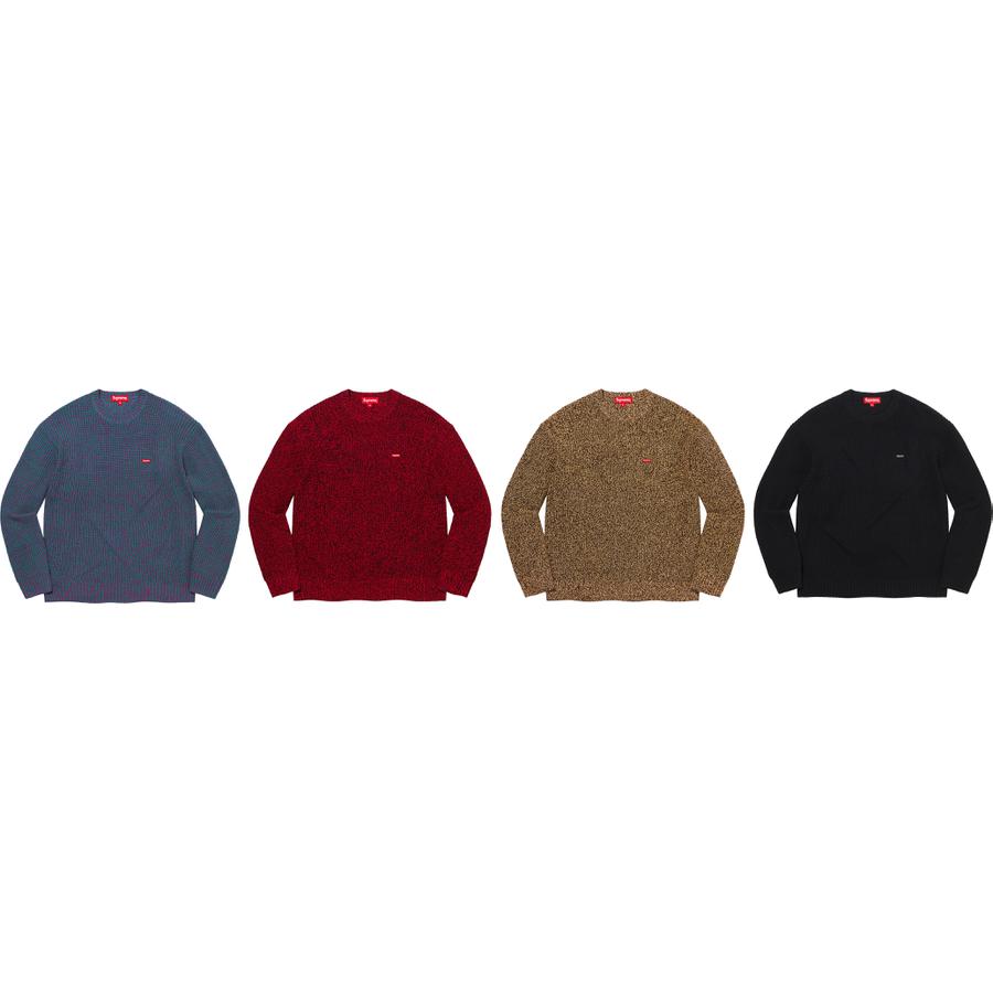 Mélange Rib Knit Sweater