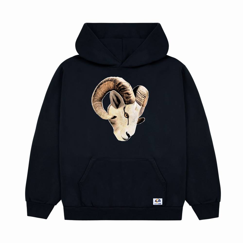 Rams Cutout Hoodie