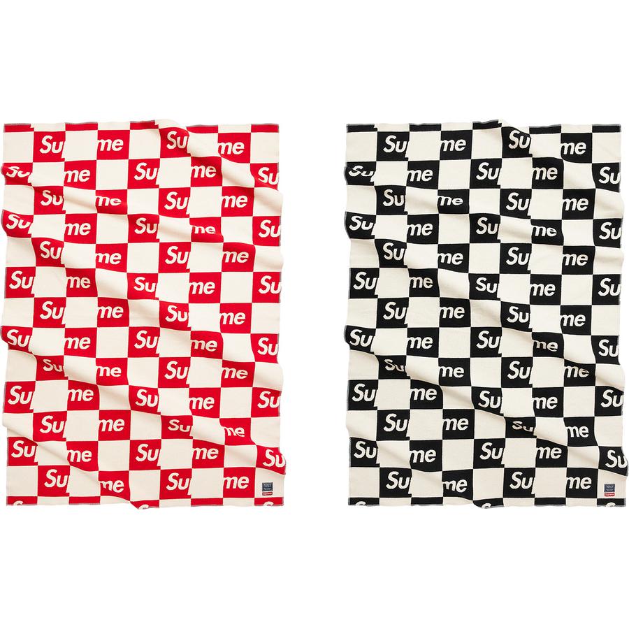 Supreme®/faribault Woolen Mill Checkerboard Wool Throw