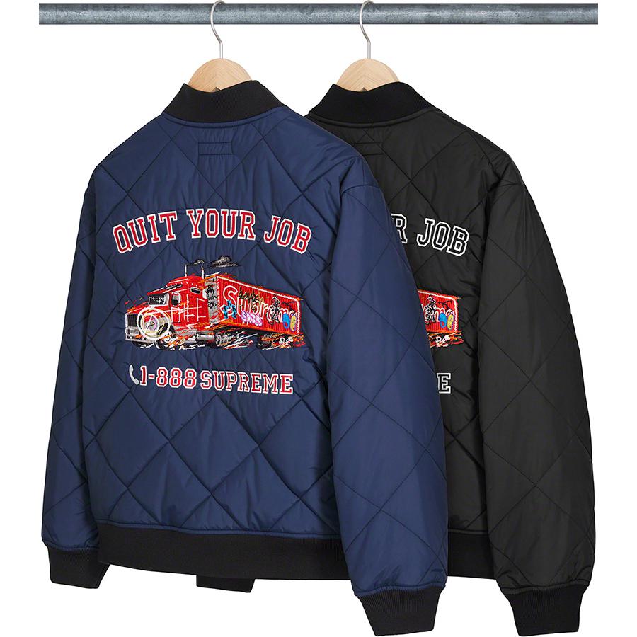Quit Your Job Quilted Work Jacket