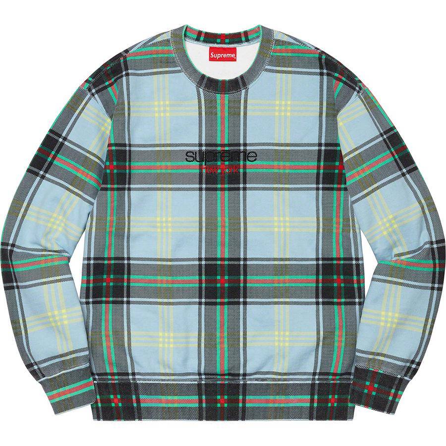 Supreme Plaid Crewneck
