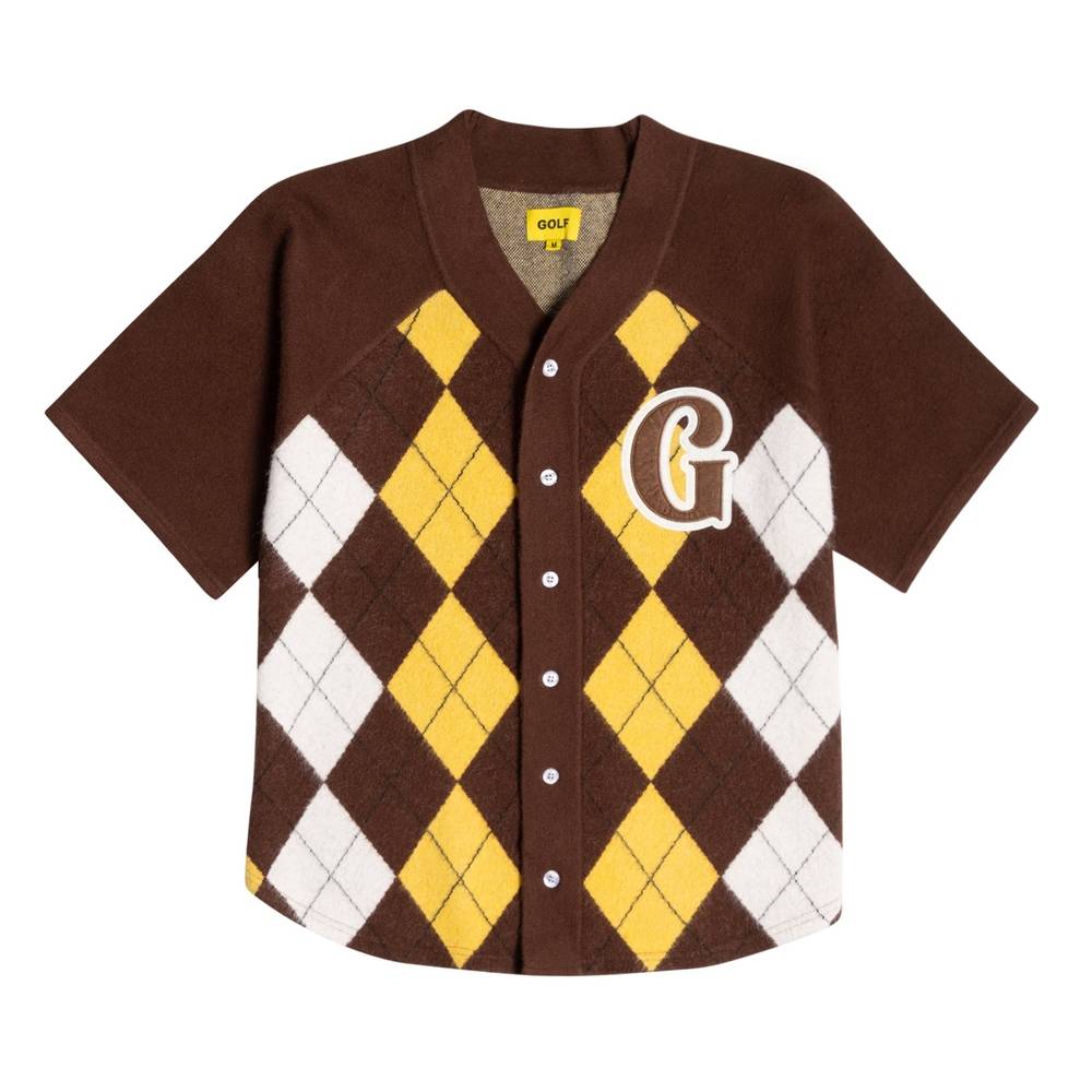 Monarch Argyle Baseball Jersey