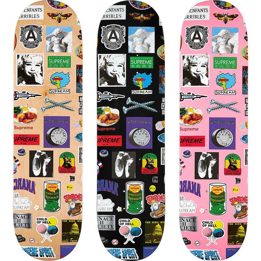 Supreme Stickers Skateboard