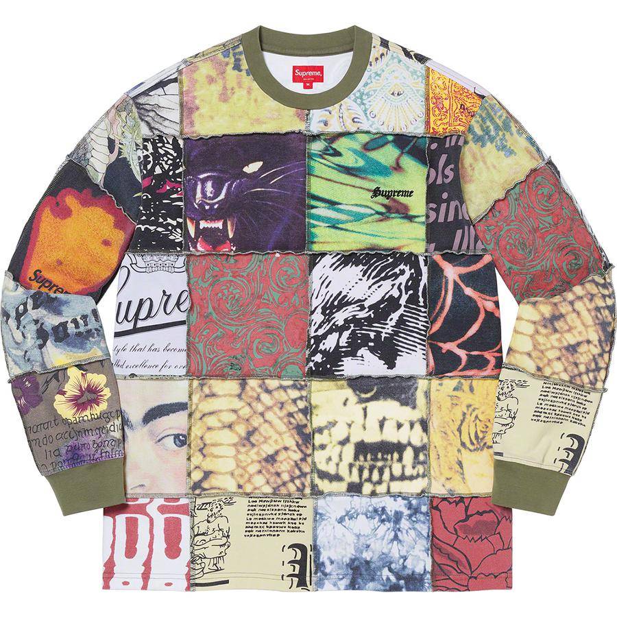 Supreme Mosaic Patchwork L/S Top