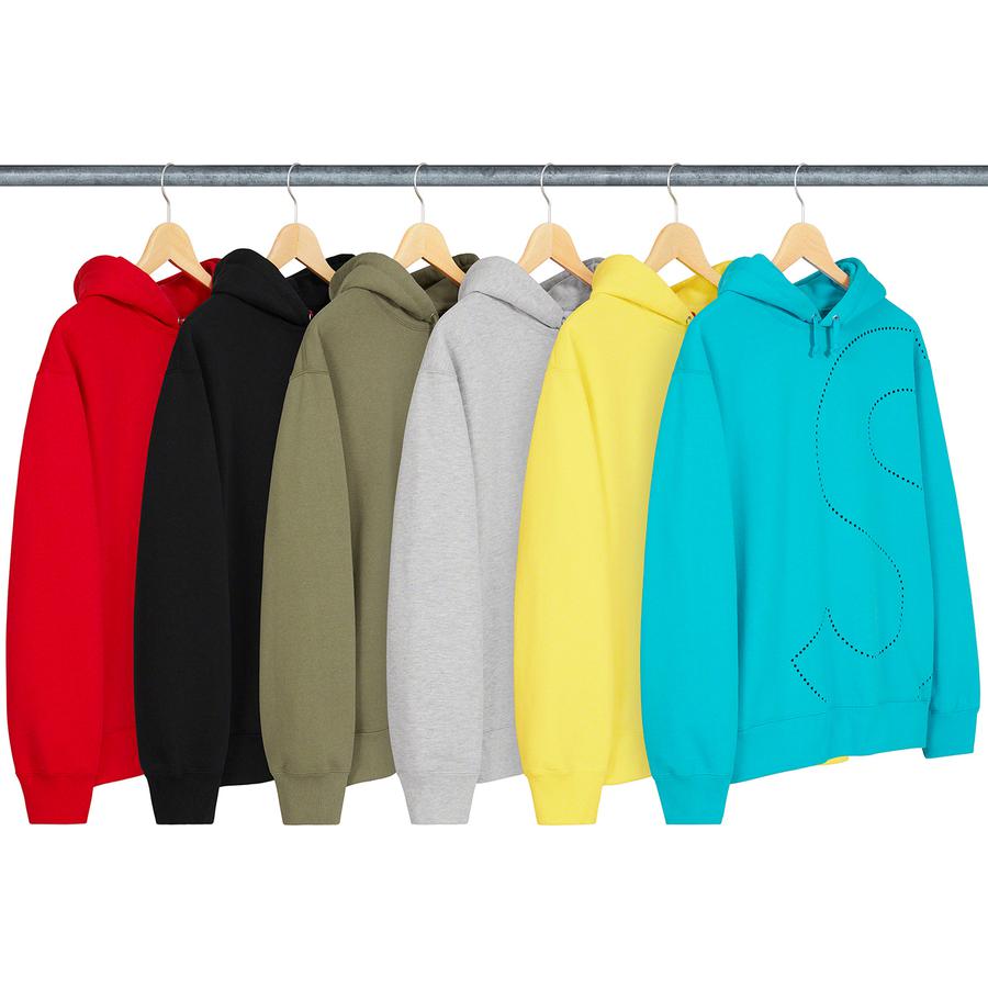 Supreme Laser Cut S Logo Hooded Sweatshirt