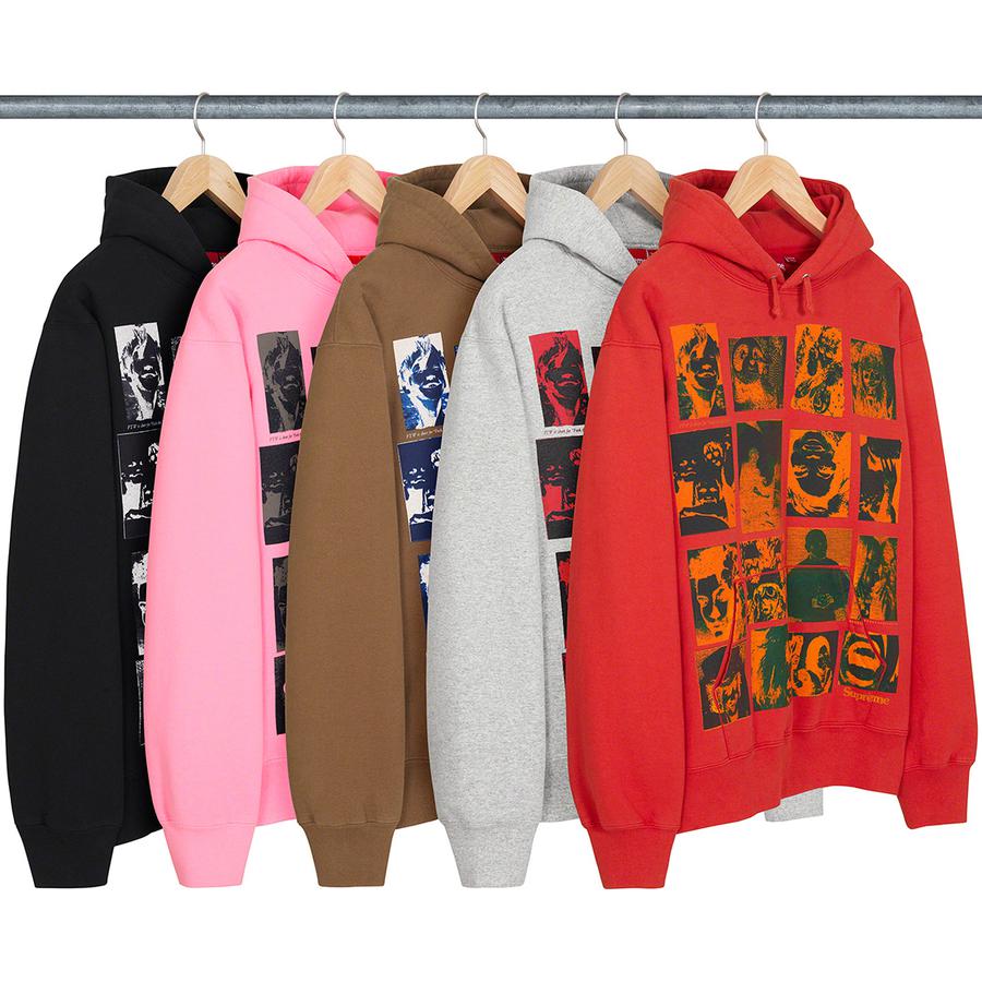 Collage Grid Hooded Sweatshirt