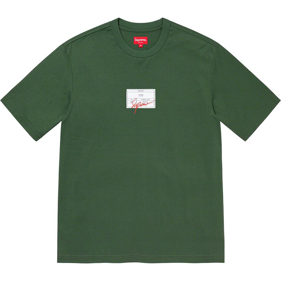 Supreme Signature Label S/S Top