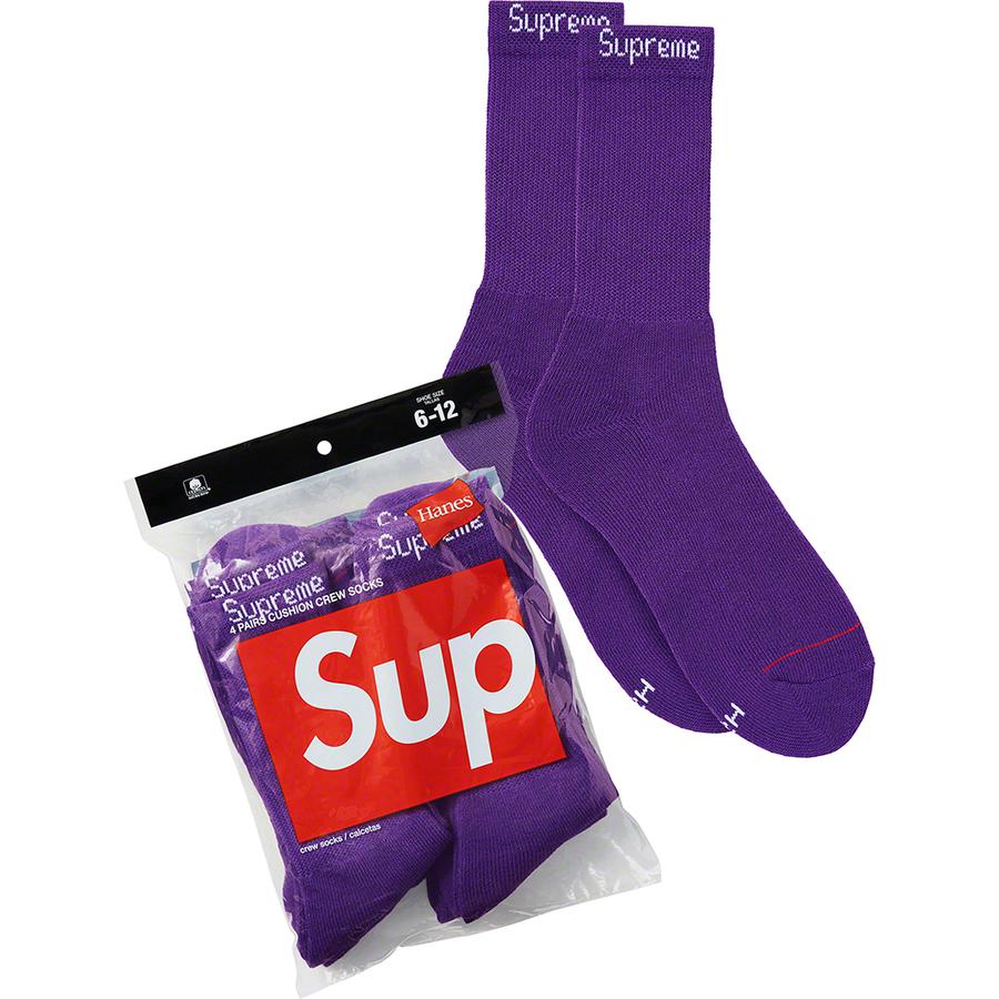 Supreme®/Hanes® Crew Socks (4 Pack)