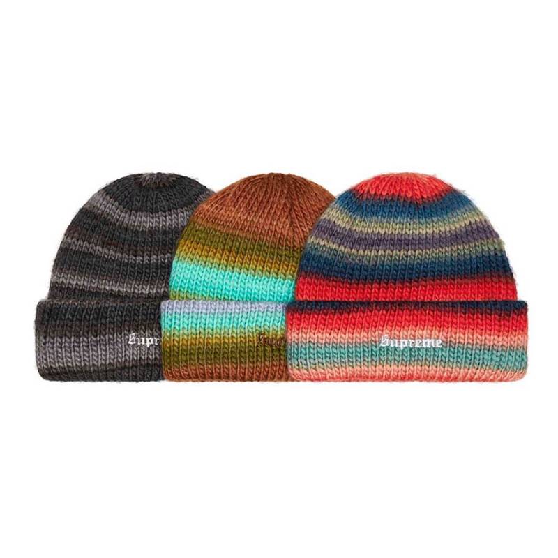 Ombré Stripe Beanie