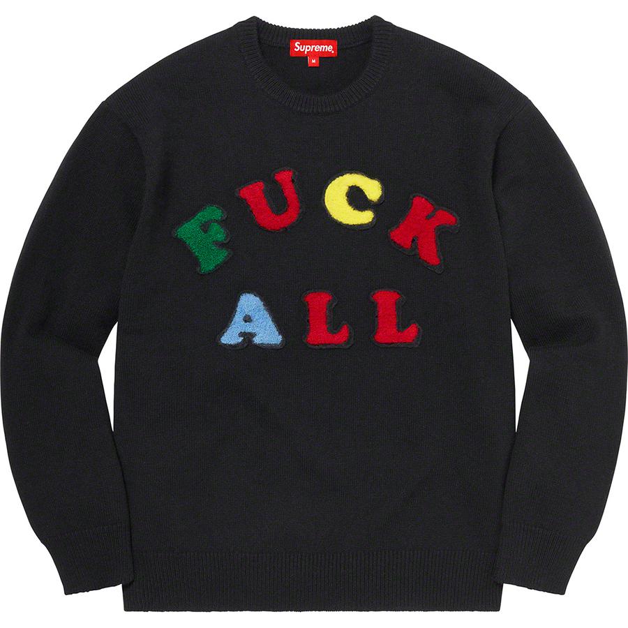 Supreme Jamie Reid Fuck All Sweater